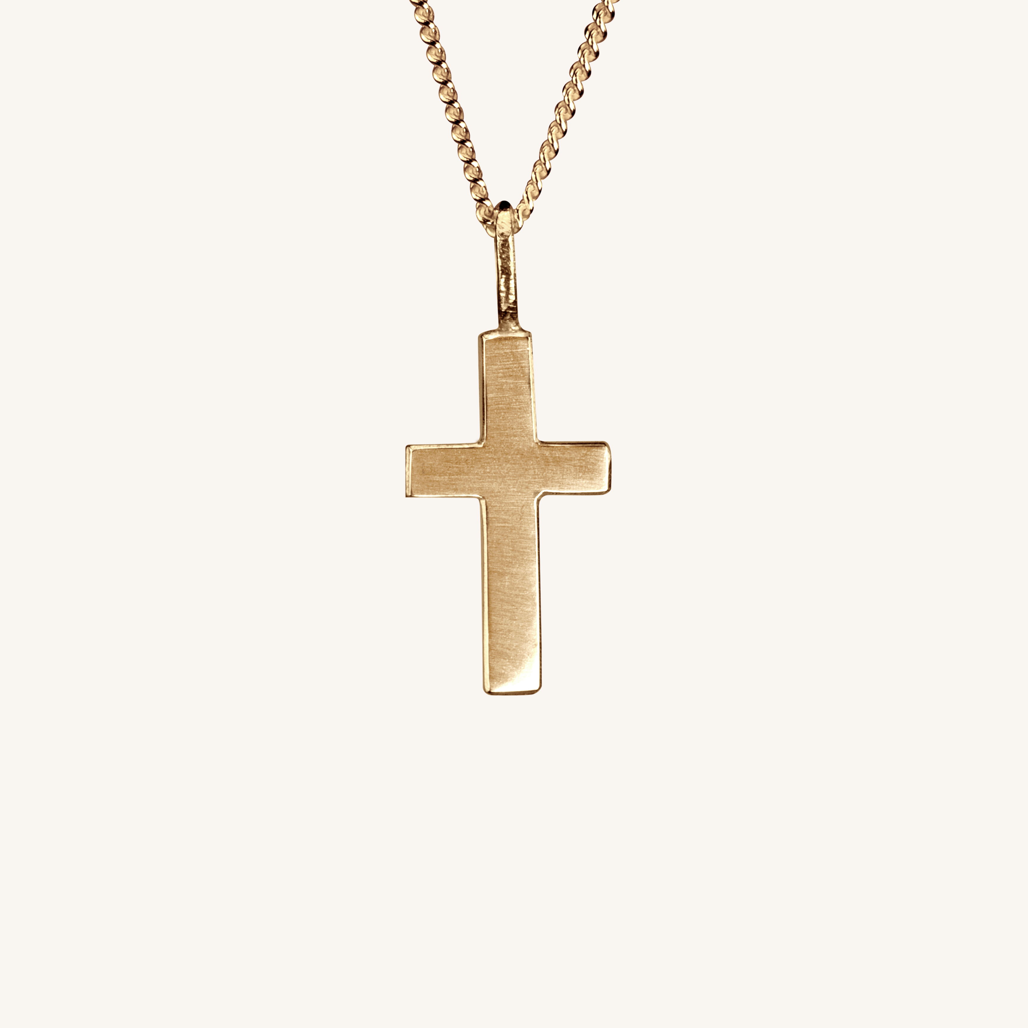 Jesus NO.1, Cross Necklace 18K Gold - dorotheas jewelry