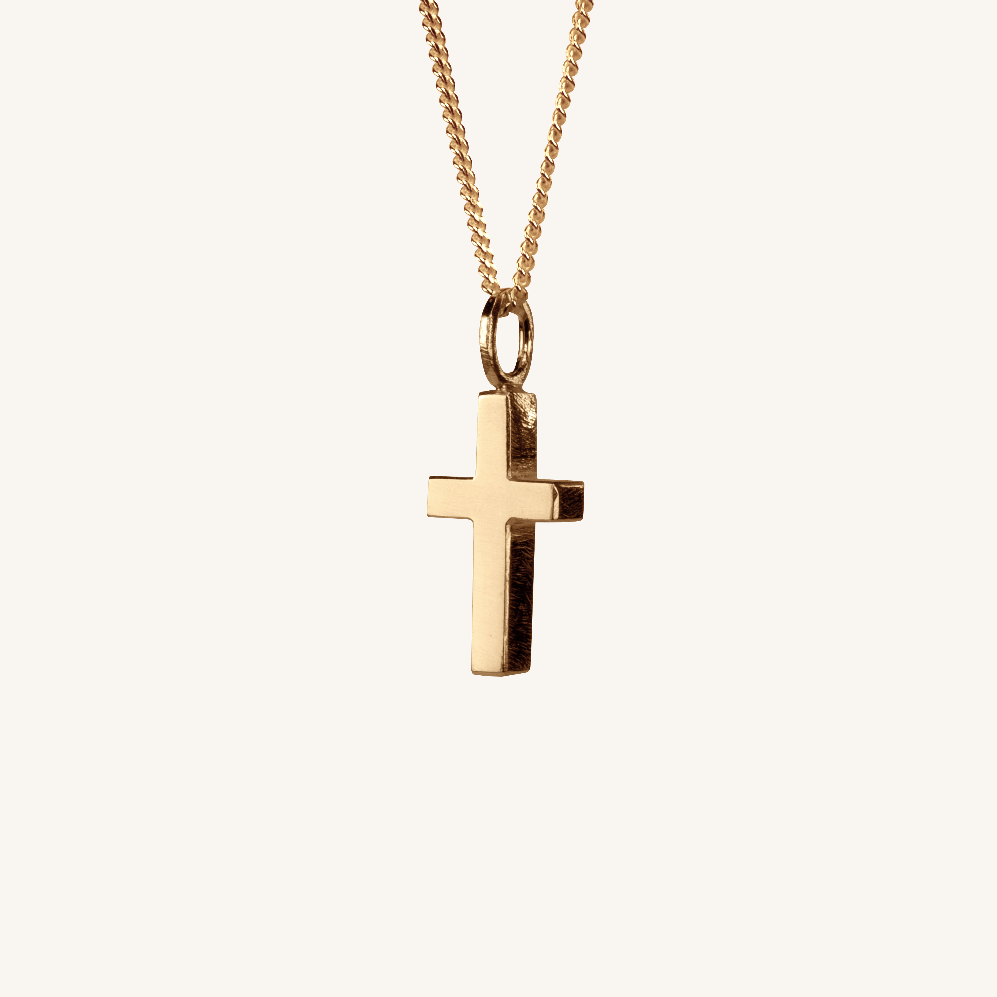 Jesus NO.1, Cross Necklace 18K Gold - dorotheas jewelry