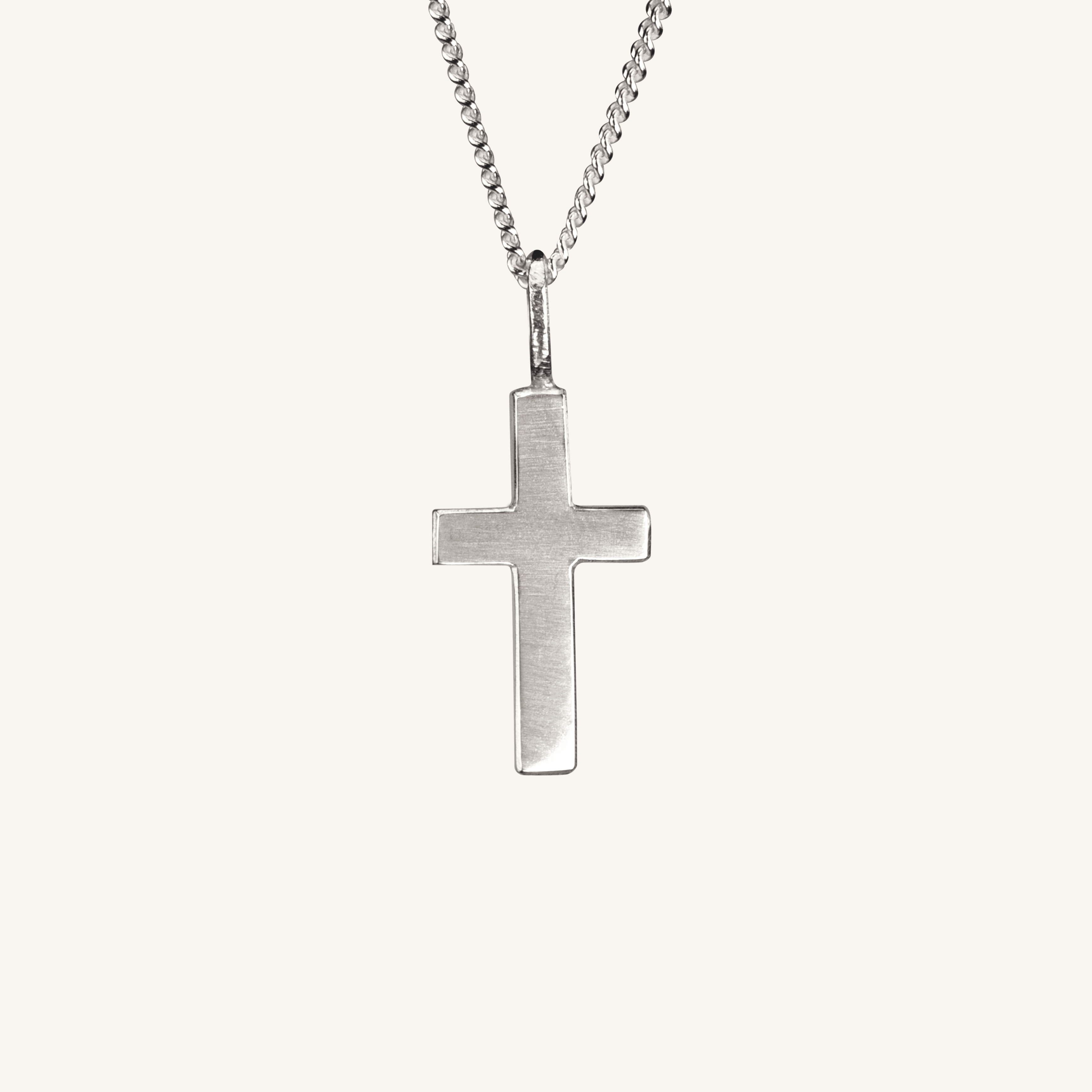 Jesus NO.1 , Cross Necklace Silver