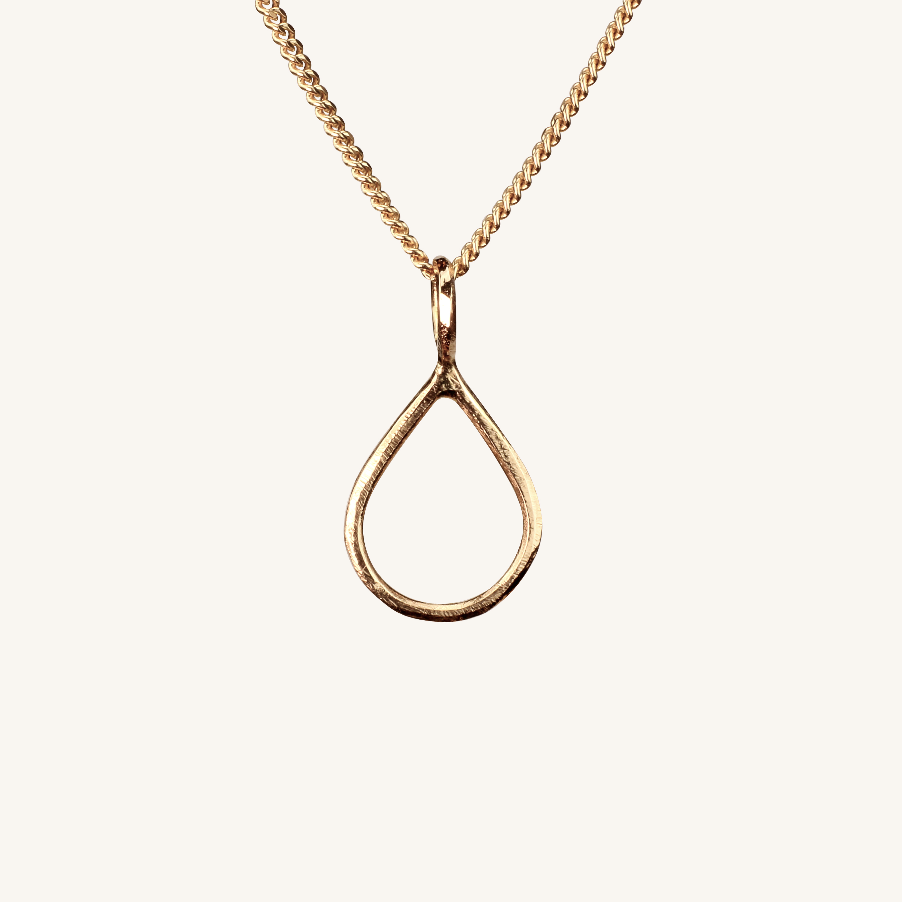 Tears of hope, Pendant Necklace 18K