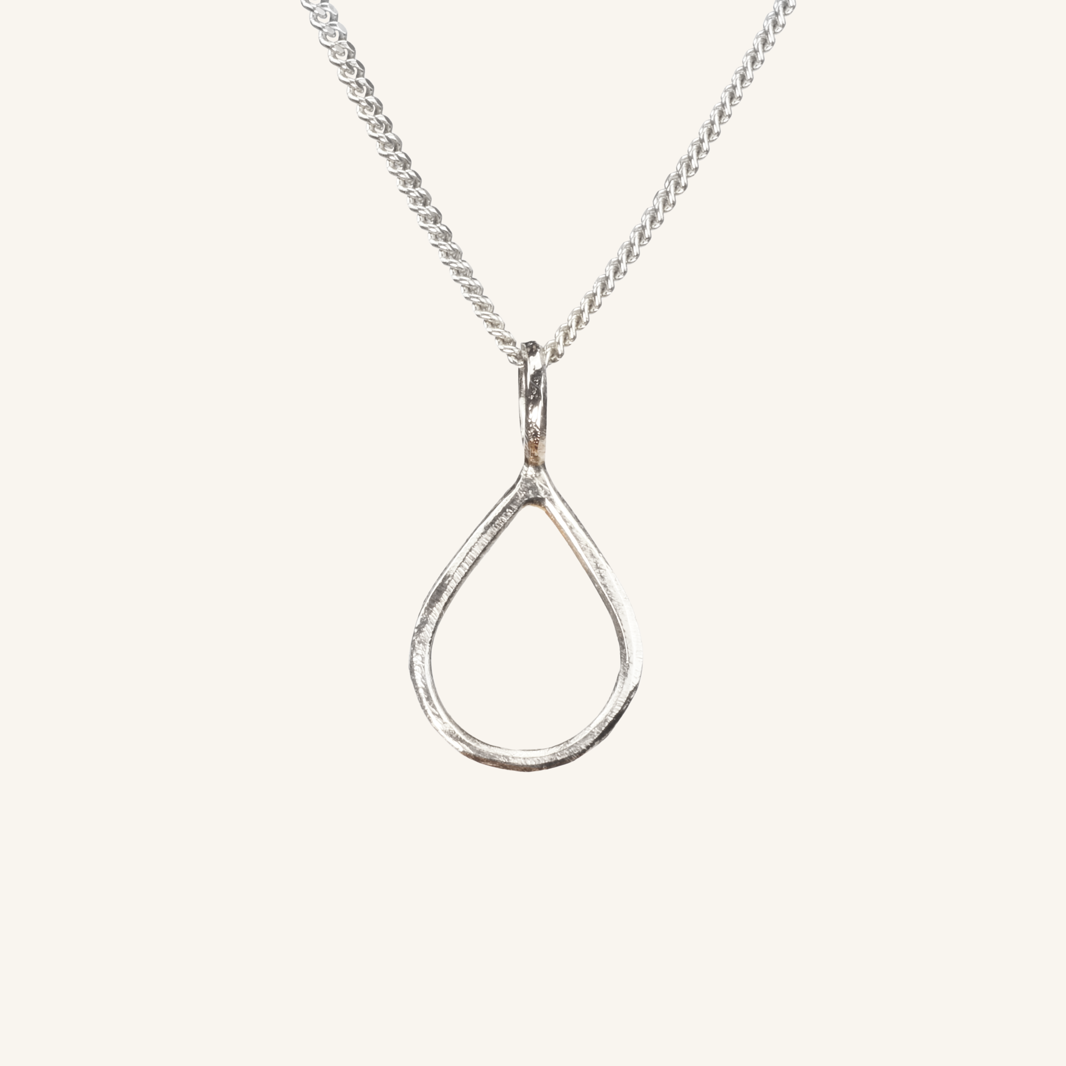 Tears of hope, Pendant Necklace Silver