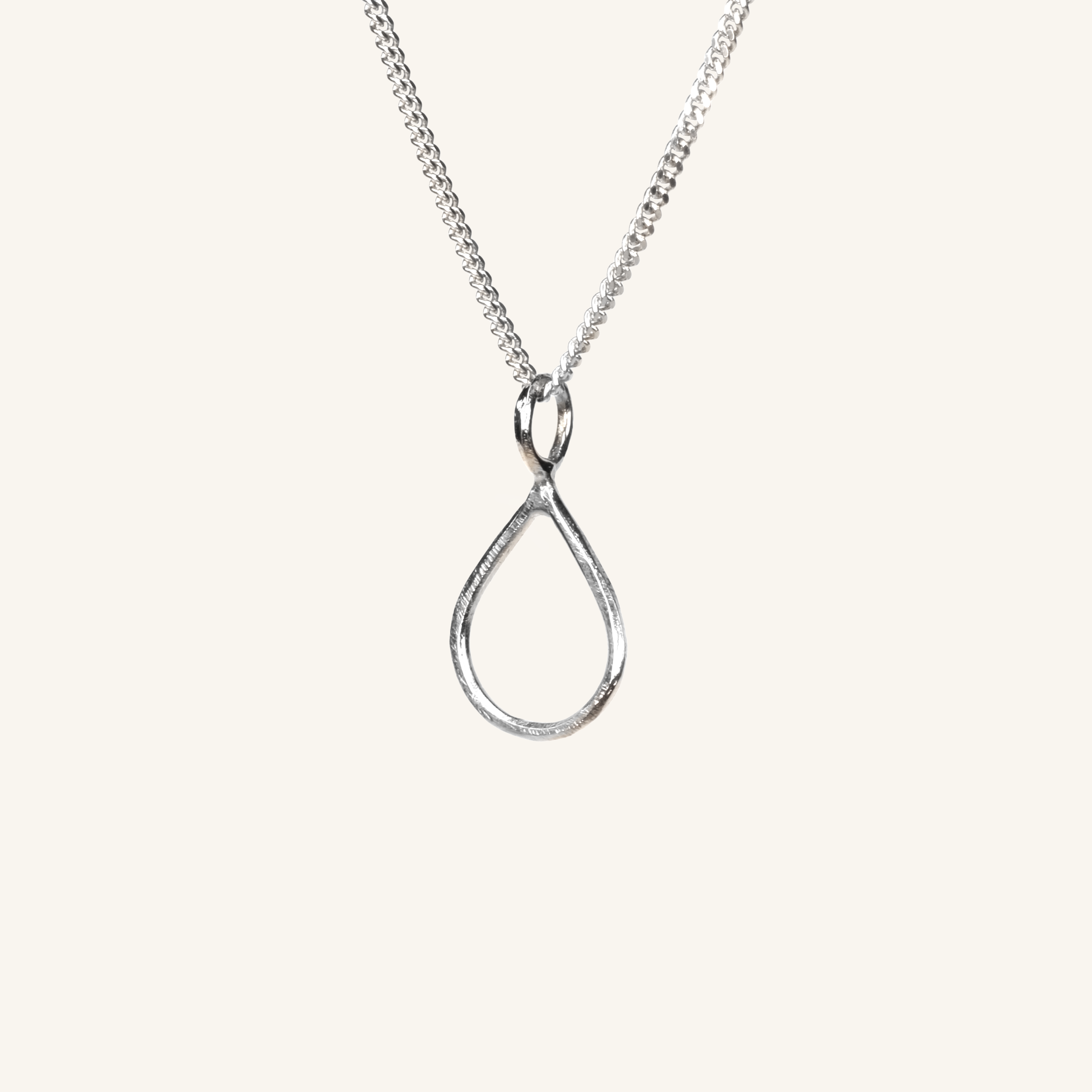 Tears of hope, Pendant Necklace Silver