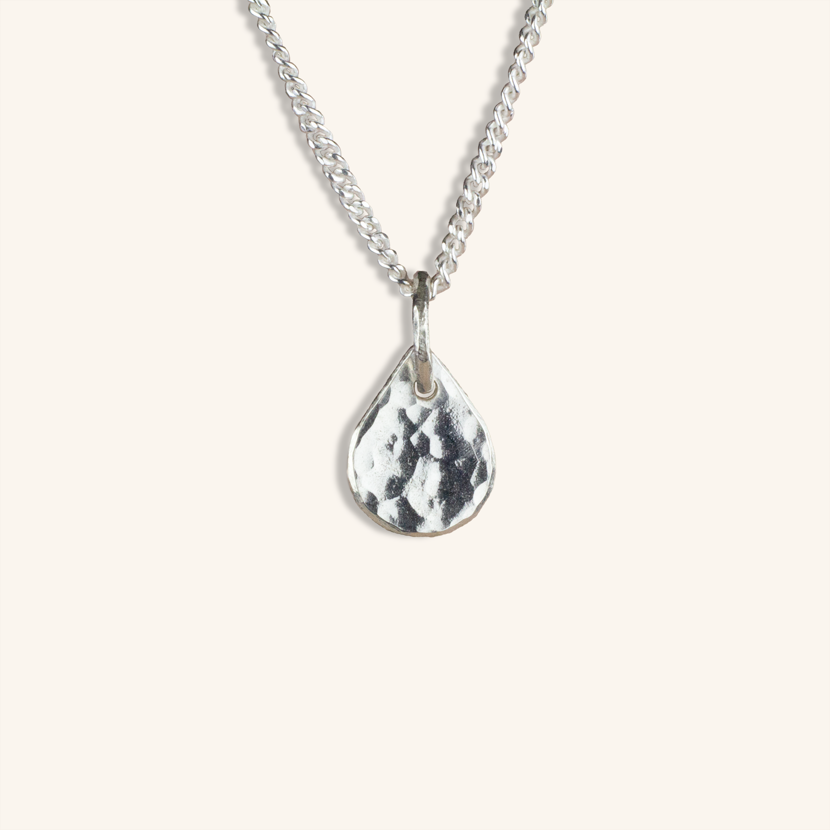 Tears of hope, Pendant Necklace Silver