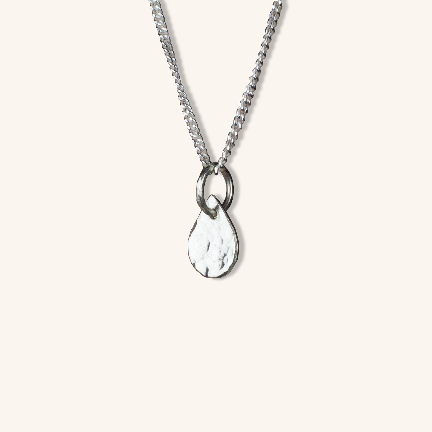 Tears of hope, Pendant Necklace Silver