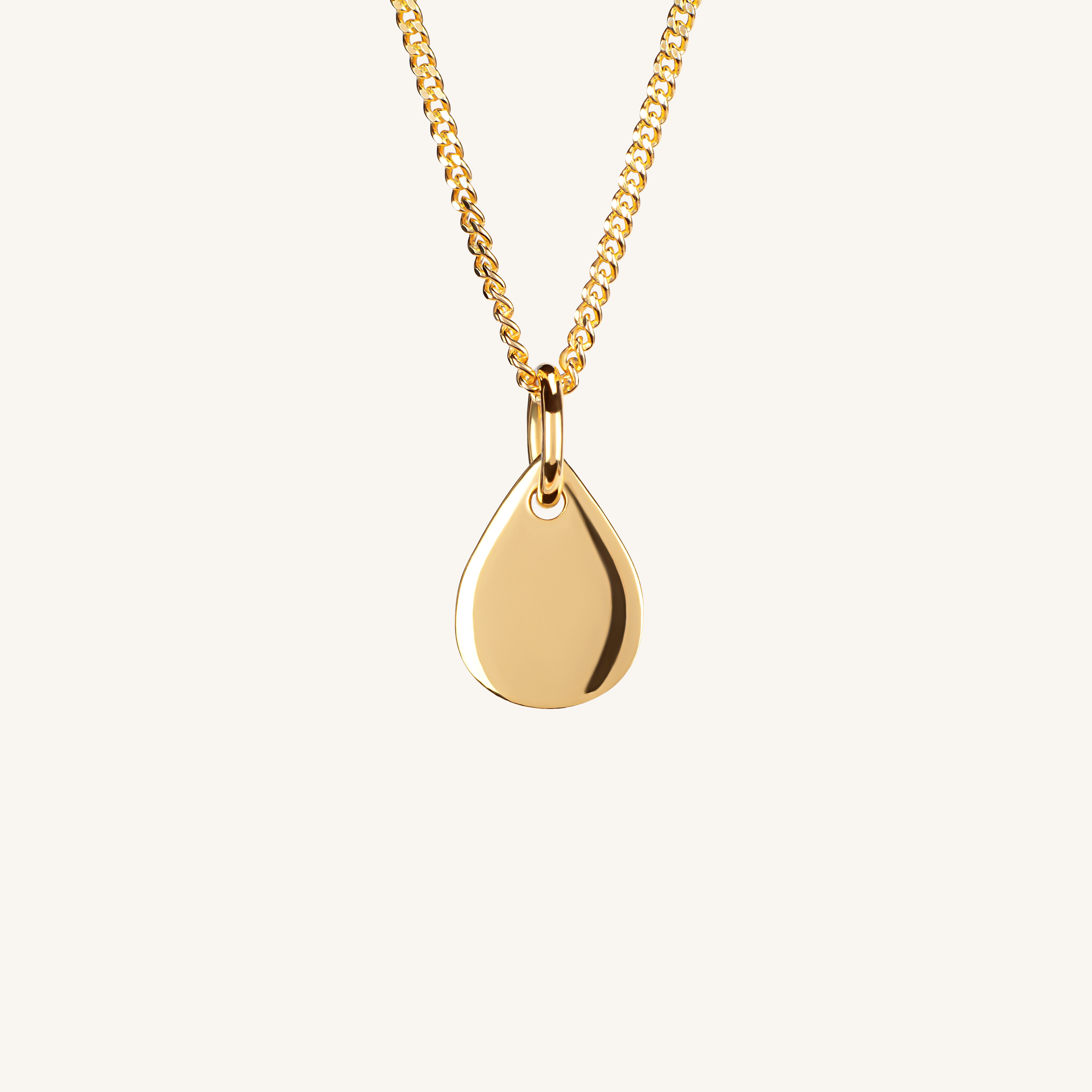 Tears of Hope Pendant Necklace Gold - dorotheas jewelry