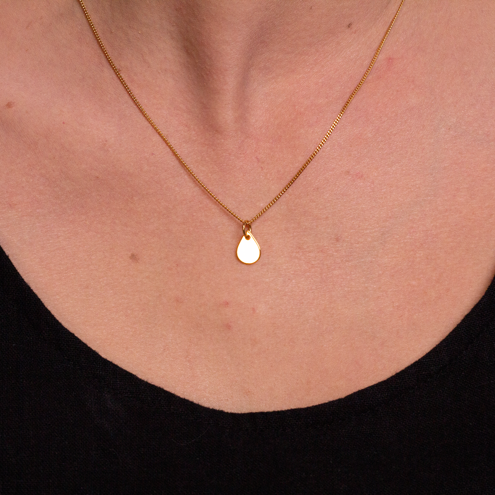 Tears of Hope Pendant Necklace 18k Gold