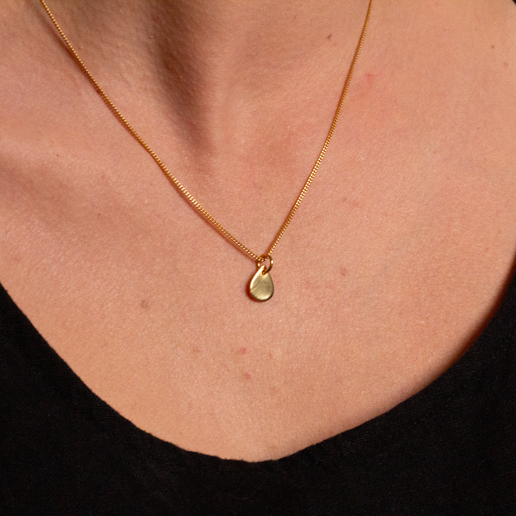 Tears of Hope Pendant Necklace Gold